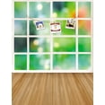 thumbnail image 1 of BSDHOME Polyester Wooden Floor Window Pictures Photography Backdrops Photo Props Studio Background 5x7ft, 1 of 2