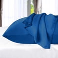 thumbnail image 3 of Superior 2-Piece Rayon From Bamboo Smoke Blue Pillowcases, Standard, 3 of 5
