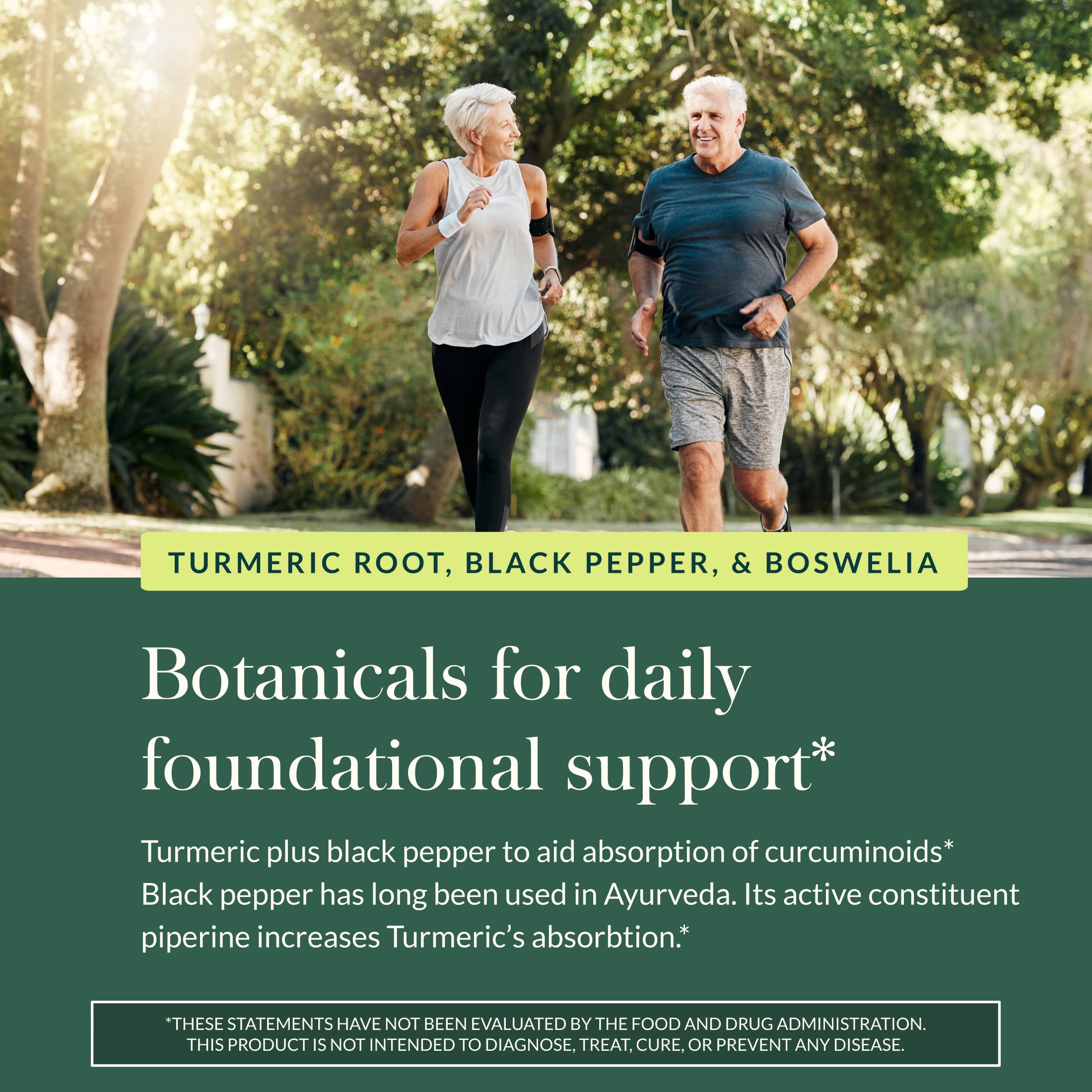Gaia Herbs Turmeric Supreme Joint Health - Joint Support Supplement with Cucumber, Quercetin, Black Pepper, Ginger Root, Curcuminoids & More* - 60 Liquid Phyto-Caps (30 Servings)