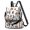 Basketball and Wow White Pattern, variant on Basketball and Silhouette Orange Fashion Backpack, Fashion Handbag Backpack with Side Bottle Pockets & Convertible Strap, Large Capacity Gifts for Birthday Christmas Thanksgiving
