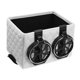 thumbnail image 5 of Portavasos universal 2 en 1 para coche, caja de pañuelos colgante, caja de almacenamiento para reposabrazos Blanco, 5 of 9