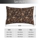 thumbnail image 2 of Fotbe Brown Camouflage Skull Funda de Almohada Decorativa Estilo Occidental, Lujo en Algodón, Fundas para Almohadas King, Cojín Estampado para Decoración del Hogar-16"x24", 2 of 6