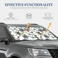 thumbnail image 7 of Picia Dinosaur on Excavator2 2 Piece Car Windshield Sun Shade Foldable | Foldable Sun Shield for Front Window Blocks UV Rays and Keeps Your Vehicle Cool-Medium, 7 of 7