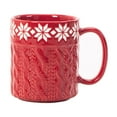 thumbnail image 2 of Holiday Time Texture tricotée Céramique Tasse, 15.5 oz, 1 pièce, 2 of 8