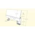 thumbnail image 3 of Solstice 4 Piece Full Size Bedroom Set  Walnut and White, 3 of 4