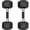 12.5 lb, Pair, variant on ROALW Hex Dumbbell 17.5 lb Set of 2 with Rubber Grip, Odorless Rubber Coated Weight Fixed Dumbbells Set of 2, Weights for Women at Home, Hand Weights for Home Gym & Strength Training