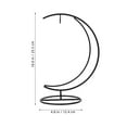 thumbnail image 3 of Iron Ornament Display Stand for Decoration Black Strong and Durable 7 Inch, 3 of 8