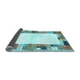 thumbnail image 2 of Ahgly Company Indoor Square Solid Light Blue Modern Area Rugs, 7' Square, 2 of 4
