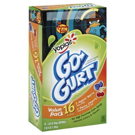 Go-gurt Gg 16ct Berry Blu Blast/chill-out Cherry