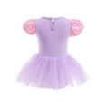thumbnail image 3 of Bellafa Princess Onesie Romper Fancy Dress Christmas Halloween Party Tulle Dress Baby Girls Birthday Tutu Dressy Outfit with Headband 6-18M, 3 of 8