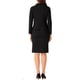 thumbnail image 3 of Conjuntos de Traje INSPIRE CHIC para Mujeres, 2 piezas, Blazer de Trabajo Sólido con Escote en V, Vestidos XS Negros, 3 of 5