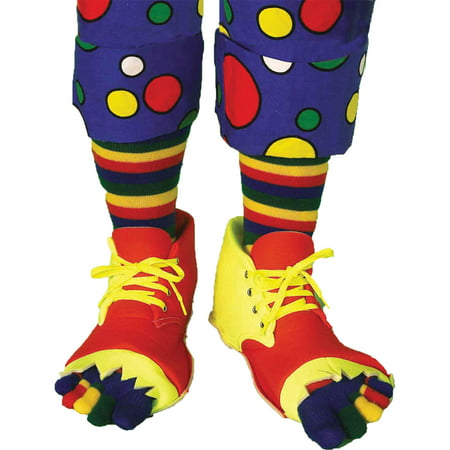 Morris Costumes Adult Unisex Clown Costume Shoes and Toe Sock Set, Style