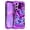Dark Purple, variant on Casetego for Samsung Galaxy S23 Plus Case,Glow in The Dark Three Layer Heavy Duty Shockproof Hard Plastic Bumper +Soft Silicone Rubber Protective 6.6 inch Case,Blue Rose