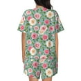 thumbnail image 6 of Sigee Rose Flowers for Sleepwear Casual Pjs with Pockets Women's Pajamas Sets Shorts 2 Piece Short Sleeve Lounge Sets XX-Large, 6 of 9