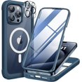 thumbnail image 1 of Miracase Funda magnética para iPhone 15 Pro Max de 6,7 pulgadas [Compatible con Magsafe] Funda militar de cuerpo completo a prueba de caídas para iPhone 15 ProMax con protector de pantalla de vidrio t, 1 of 3