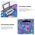 thumbnail image 5 of Kll Colorful Mushrooms Luggage Cover Suitcase Cover Suitcase Protector-Small, 5 of 8