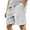Z-White2, variant on WERYOUNG Mens Corduroy Shorts Summer Comfort Versatile Solid Color Stretch Elastic Waist Drawstring Shorts With Pockets Male Soft Basketball Golf Gym Shorts,Pink,S