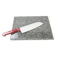 Home Basics 8" x 12" Granite Cutting Board, Black