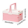 thumbnail image 3 of Caja plegable para acampar al aire libre, ideal para el maletero del coche, para acampar y hacer picnic. Contenedor pequeño para el hogar. Caja de almacenamiento de plástico., 3 of 6
