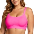 thumbnail image 2 of Bikini Tops for Women Color Block Adjustable Strap Plus Size Swimsuit Top Bathing Suit Tops, 2 of 7