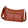thumbnail image 4 of Bolso de hombro para mujer Salvador bolso cruzado con correa ajustable para el hombro Marron oscuro, 4 of 10
