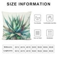 thumbnail image 5 of Leisuo Palm Leaves Throw Pillow Covers Home Decorative Pillow Covers Pillowslip with Tropical Banana Palm Monstera Leaves Print for Summer Style Decor, 5 of 5