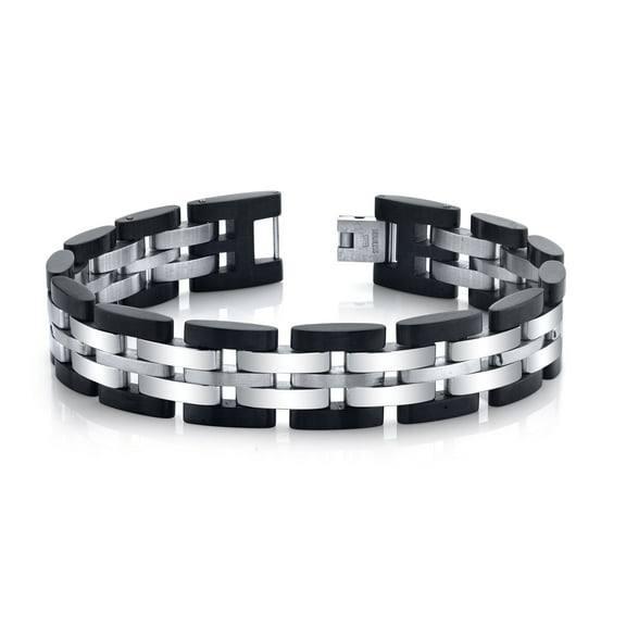 SPARTAN Two-Tone Stainless Steel Men's Bracelet