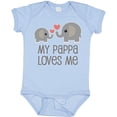 thumbnail image 3 of Inktastic My Pappa Loves Me Grandchild Boys or Girls Baby Bodysuit, 3 of 5