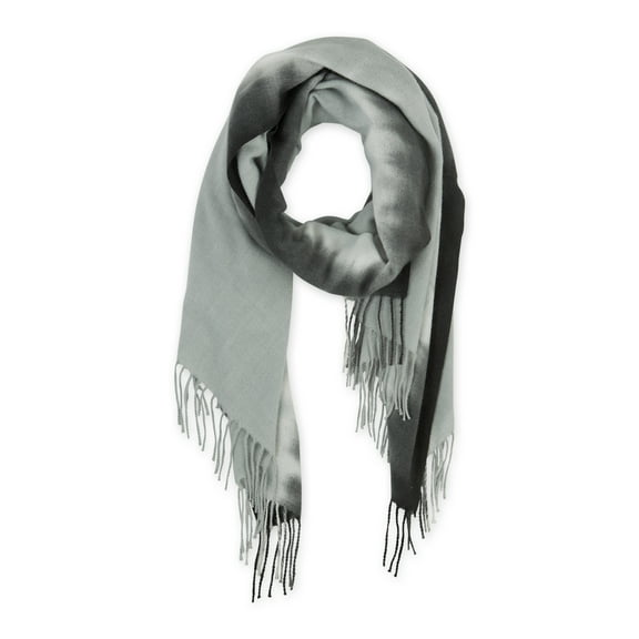HARLOW OMBRE SCARF - GRAY