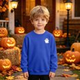 thumbnail image 6 of Child Boys Halloween Shirt for 4t 5t Boys Halloween T-shirt Boys Ghost Kids Shirt Crewneck Long Sleeve Graphic Top Toddler to Youth Boys Clothes Size 4-5 Years, 6 of 9
