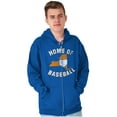 thumbnail image 5 of State of New York Home Of Baseball Zip Up Hoodie Men's Women's Brisco Brands S, 5 of 5