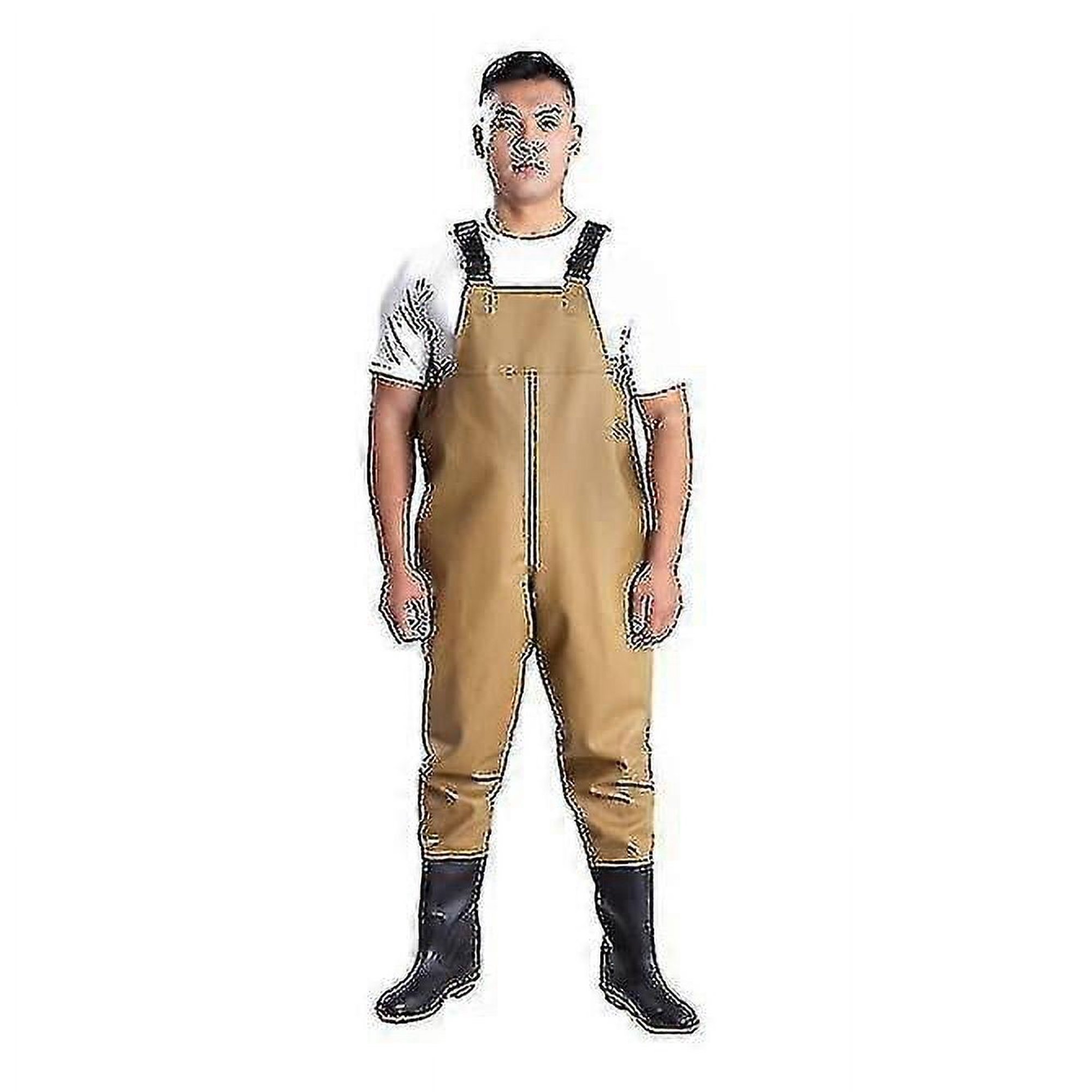 Croch Men's Women's Waterproof Waders With Boots - PVC Nylon Fishing