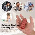 thumbnail image 4 of Squishy Toy New Spiky Grip Stim Keychain Calming Keychain For Anxiety Hard Spiky Massage For Stress Reduction And Focus Red, 4 of 8
