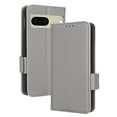 thumbnail image 2 of Elehold PU Leather Wallet Case for Google Pixel 7, Soft Lychee Pattern PU Leather and TPU Flip Cover with  Shockproof Kickstand Card Slots Holder Magnetic Drop Resistant Phone Case,Gray, 2 of 6