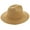 Beige, variant on Top Headwear Fashion Wide Brim Fedora Panama Hat - Burgundy