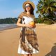 thumbnail image 4 of Disketp Western Cowboy Countryside para Vestido de Manga Corta para Mujeres, Vestidos de Verano para Mujeres, Casual y Holgado para la Playa, 4 of 6