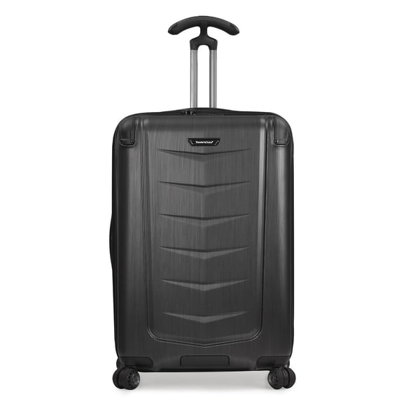 Luggage Traveler's Choice Silverwood de policarbonato, 66 cm