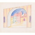 thumbnail image 2 of Winold Reiss 22x20 Gold Ornate Framed and Double Matted Museum Art Print Titled - Design Drawings for Miscellaneous Interiors, Some Possibly Related to the Hotel St. George, New York, Ny.) (, 2 of 4