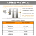 thumbnail image 4 of EcoNesxp Panneaux de Rideaux d'Automne en Lin Corail et Orange, 4 of 5