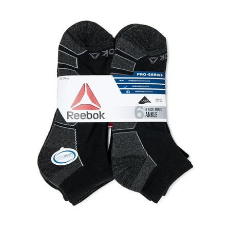 Reebok - Reebok Men's Pro Series Ankle Socks, 6-Pack - Walmart.com ...