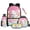 Adorable Axolotl, variant on Yuyamidu Pin Bow Camo School Backpack for Girls 7-8 Year Old, Cute Bookbag with Lunch Box, Pencil Case, Water Bottle Pouch & Keychain Set of 5, Back to School