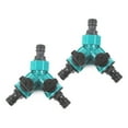 thumbnail image 4 of yaaqii Hose Connector Set Splitter for Garden Hose 2 way Distributor Valve with Shut-off, 4 of 9