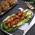 thumbnail image 3 of Naiovety de comedor de frutas Pan occidental Tostada Bandeja de postres Cocina Toalla de acero inoxidable Exhibición Boda Resistente a la Herramientas y accesorios para hornear Plata L, 3 of 6