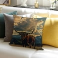 thumbnail image 3 of BANET Throw Pillow Cover in Rural Pillowcase Home Decor Square Pillow Case 18x18in, 3 of 5