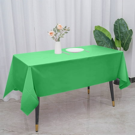 

Gelren Clearance Table Cloth Reusable Disposable Rectangular Tablecloth Peva Plain 8 Colors Available Party Tablecloth 3 Silk Thickened Tablecloths