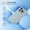 thumbnail image 3 of Designed for  14 Pro Max Case  with 2 Pack Screen Protectors [Upgraded Enhanced Camera Protection] Shockproof Liquid Silicone Case with Microfiber Lining 6.7 inch(Chocolate), 3 of 16