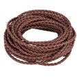 thumbnail image 1 of SNNROO 1Roll 21.9 Yards Genuine Round Leather String Cord 3mm Rope for Saddle Brown Leather String Cord for Making Necklaces Bracelets Braiding Wraps Crafts and Hobby Projects, 1 of 4