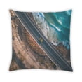 thumbnail image 2 of Ahgly Company Transportation Road Coussin d'Extérieur, 18 Pouces par 18 Pouces, 2 of 6