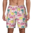 thumbnail image 2 of Goofa Dinosaur Printed Men's Swim Trunks Board Shorts Quick Dry Mens Swimming Trunks with Compression Liner,Breathable Fit Hawaii Beach Shorts-XX-Large, 2 of 9