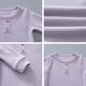 thumbnail image 5 of Cowsor Baby Boy Girl Solid Color One Piece Romper Jumpsuit Outfits Clothes, 5 of 5